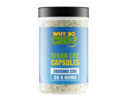 Why So CBD? 3600mg CBD Vegan Capsules - 60 Caps