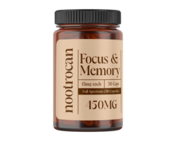 Nootrocan 450mg Full Spectrum CBD Nootropic Capsules - 30 Caps